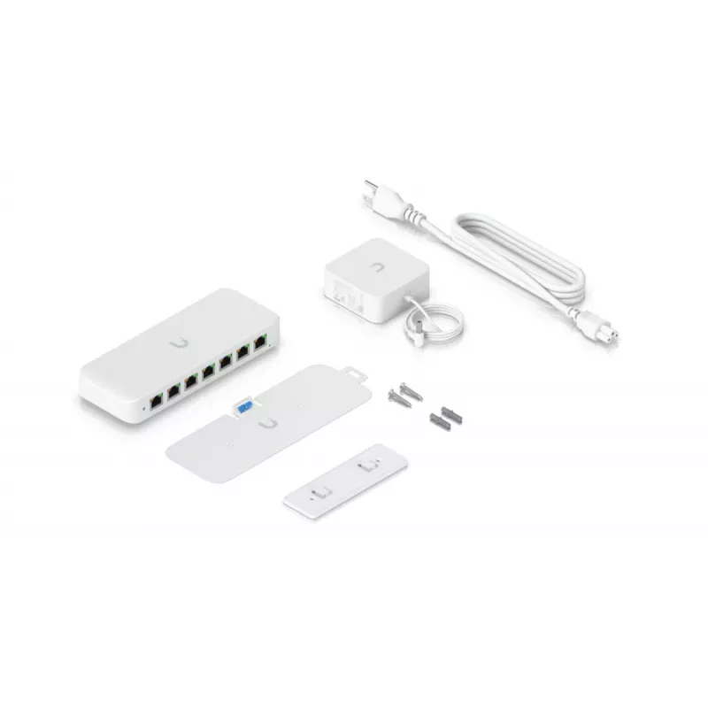 UBIQUITI NETWORKS UniFi Switch USW-Ultra-60W 8 portas GbE PoE+ alimentado por entrada GbE++ 60W