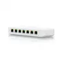 Switch gerido UBIQUITI USW-Ultra L2, 8x portas Gigabit PoE, 7 PoE, orçamento 42 W, DC/PoE, comutação 16 Gbit/s