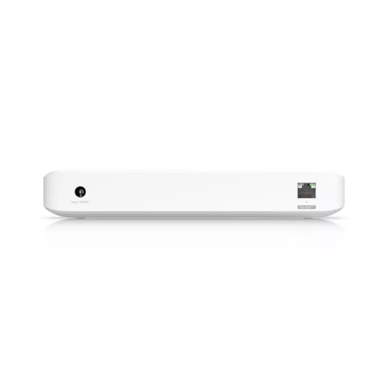 Switch gerido UBIQUITI USW-Ultra L2, 8x portas Gigabit PoE, 7 PoE, orçamento 42 W, DC/PoE, comutação 16 Gbit/s