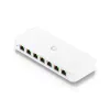 Switch gerido UBIQUITI USW-Ultra L2, 8x portas Gigabit PoE, 7 PoE, orçamento 42 W, DC/PoE, comutação 16 Gbit/s