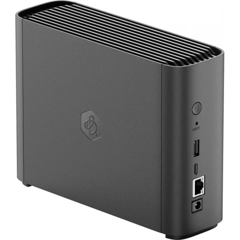 Dispositivo NAS SYNOLOGY BeeStation BST150-4T — Realtek RTD1619B 1,7 GHz, 1 GB DDR4, 1× disco de 4TB pré-instalado, Ethernet, preto