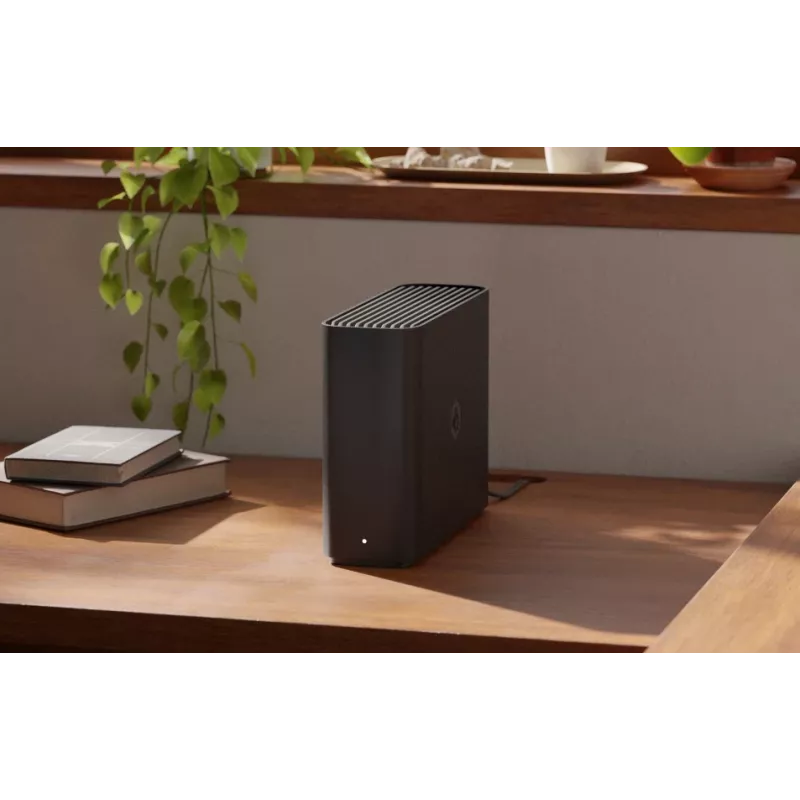 Dispositivo NAS SYNOLOGY BeeStation BST150-4T — Realtek RTD1619B 1,7 GHz, 1 GB DDR4, 1× disco de 4TB pré-instalado, Ethernet, preto