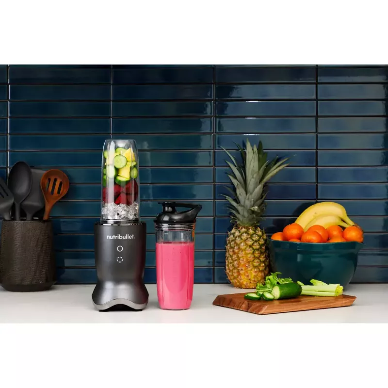 NutriBullet NB1206DGCC liquidificadora de mesa 0,9 L 1200 W preto, transparente