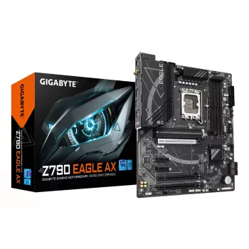 Placa-mãe GIGABYTE Z790 EAGLE AX — Intel LGA1700 ATX, Z790, DDR5, 4x DIMM, Wi-Fi 6E, LAN 2.5Gb