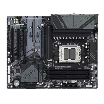 Placa-mãe GIGABYTE B650 EAGLE AX ATX, chipset AMD B650, socket AM5, DDR5, 4x DIMM, 256GB, Wi‑Fi 6E, Bluetooth 5.3