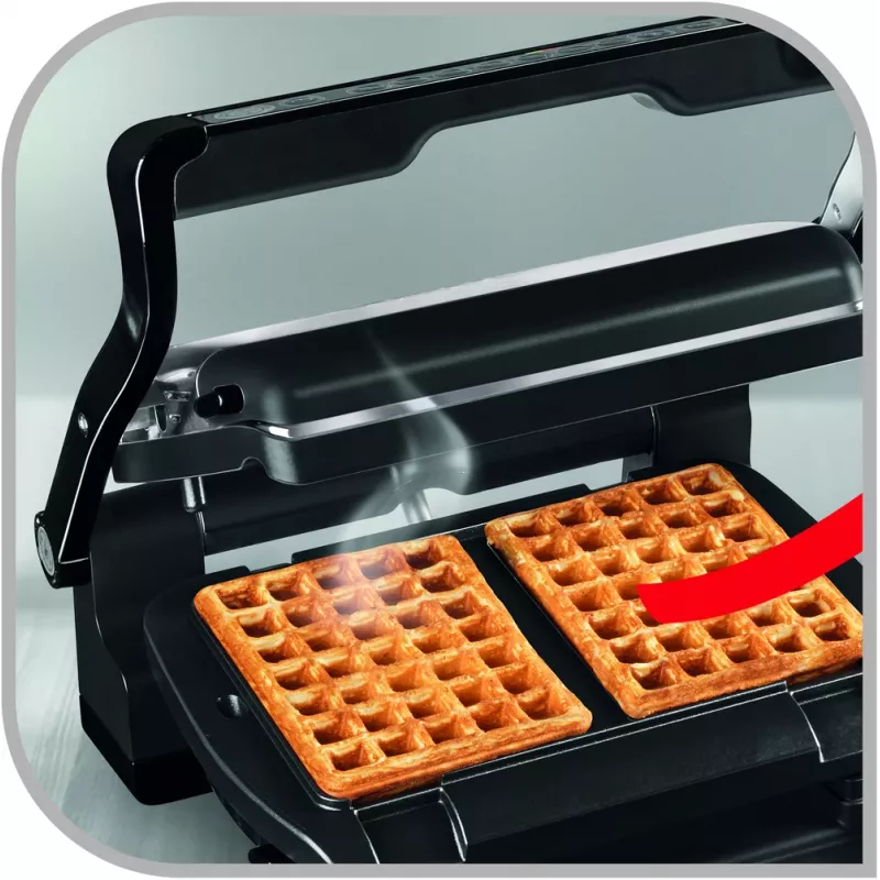 Placa para waffles Tefal XA7248 alumínio para OptiGrill Elite GC7508 acessório compatível