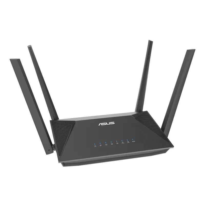 Router Wi-Fi ASUS RT-AX52 AX1800 AiMesh Gigabit Ethernet dual-band (2,4 GHz / 5 GHz) preto