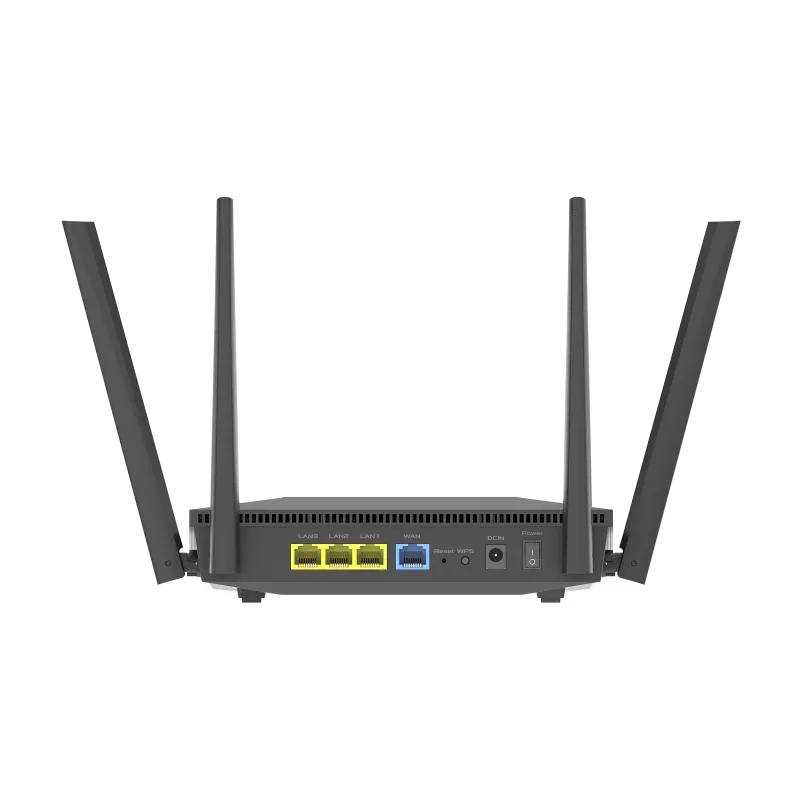 Router Wi-Fi ASUS RT-AX52 AX1800 AiMesh Gigabit Ethernet dual-band (2,4 GHz / 5 GHz) preto