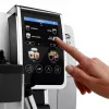Máquina de café expresso combinada DeLonghi Dinamica Plus ECAM380.85.SB — depósito de água de 1,8 L, depósito de café em grão de 300 g, 15 bar