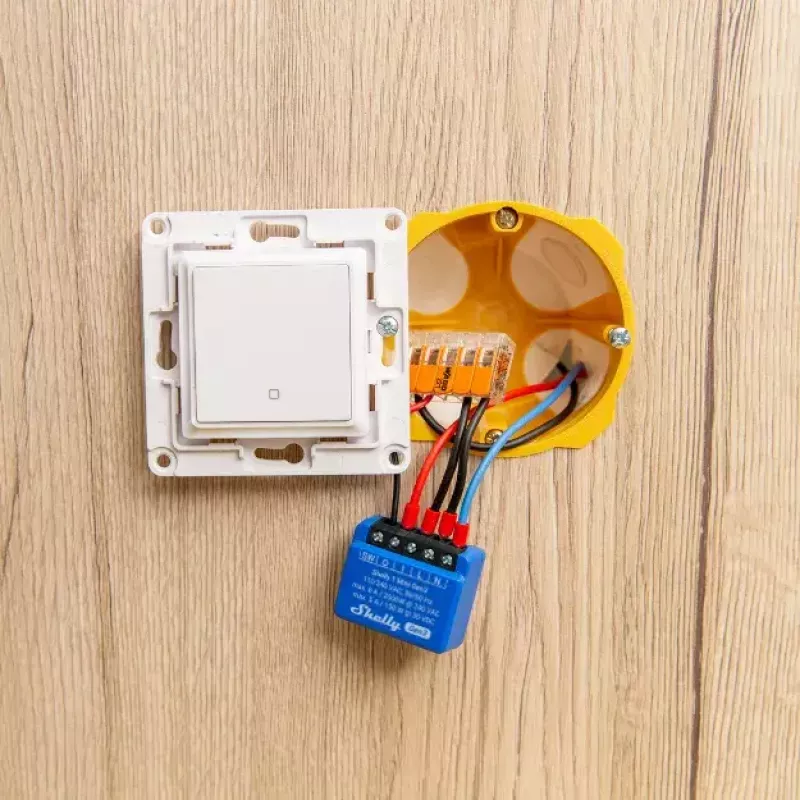 Interruptor inteligente Shelly 1 Mini Gen3 1P sem fios 110-240V
