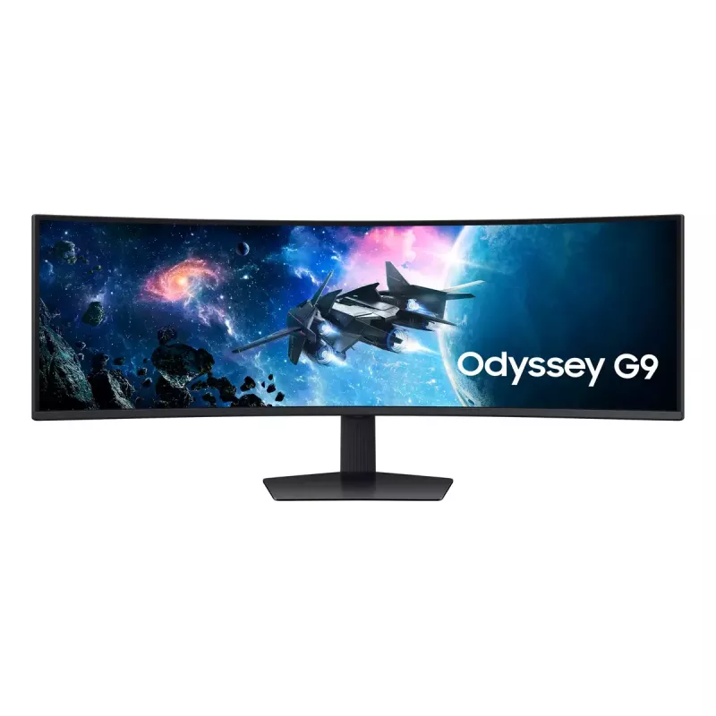 Monitor de computador Samsung G95C 124,5 cm (49 polegadas) 5120 x 1440 píxeis Dual QHD LED preto