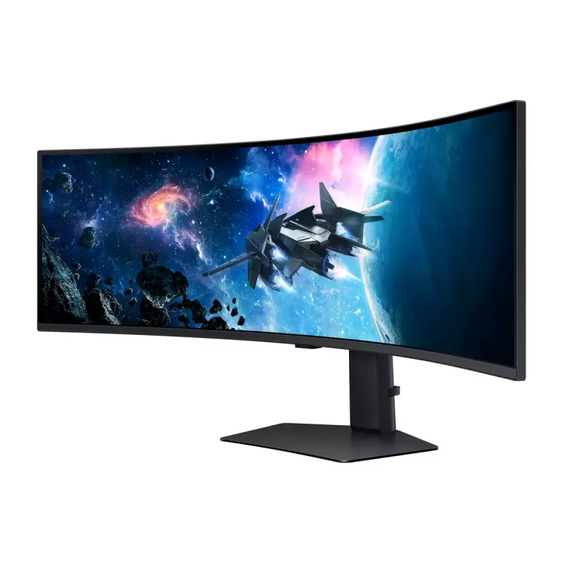Monitor de computador Samsung G95C 124,5 cm (49 polegadas) 5120 x 1440 píxeis Dual QHD LED preto