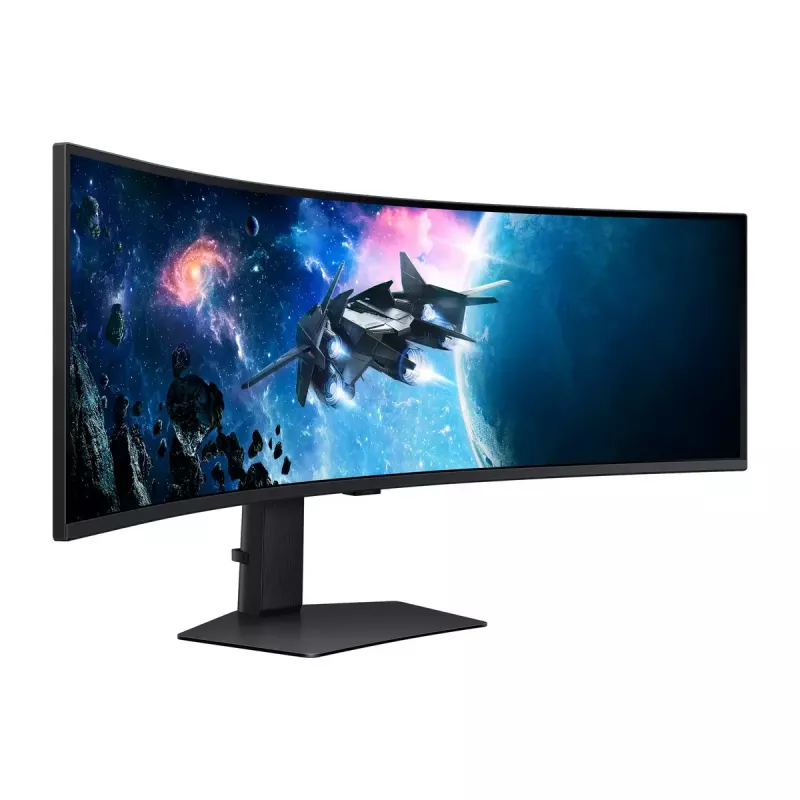 Monitor de computador Samsung G95C 124,5 cm (49 polegadas) 5120 x 1440 píxeis Dual QHD LED preto