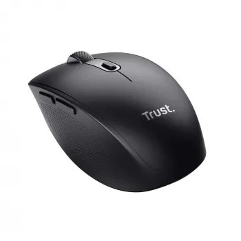 Rato Trust Ozaa escritório destro RF sem fios + Bluetooth ótico 3200 DPI