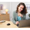 Rato Trust Ozaa escritório destro RF sem fios + Bluetooth ótico 3200 DPI