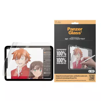 PanzerGlass ® proteção de ecrã GraphicPaper® iPad Air 11'' (2024-2026) | iPad 11'' (2025-2026) | iPad 10.9'' (2022) | Ultra-Wide Fit