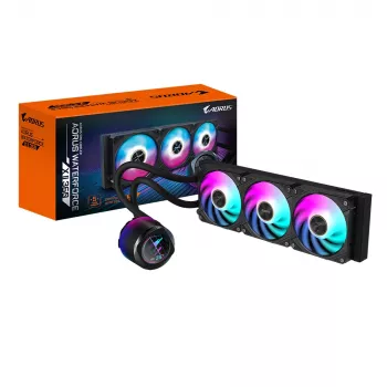 Refrigeração líquida All-in-One GIGABYTE AORUS WATERFORCE X II 360 3x ventoinhas ARGB de 120mm