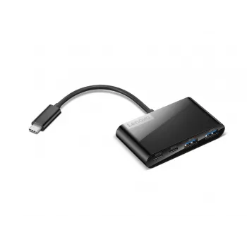 Lenovo GX91L84354 hub de interfaces USB 3.2 Gen 1 (3.1 Gen 1) Type-C 625 Mbit/s preto