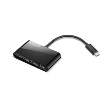Lenovo GX91L84354 hub de interfaces USB 3.2 Gen 1 (3.1 Gen 1) Type-C 625 Mbit/s preto