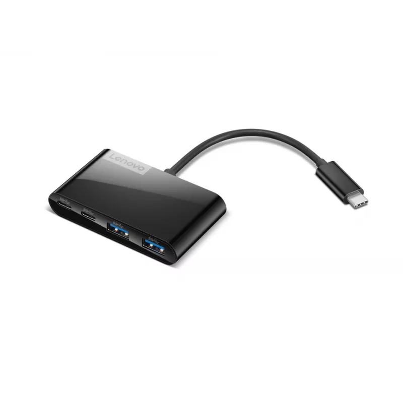 Lenovo Select GX91L84354 hub USB-C de 4 portas, USB 3.0, preto
