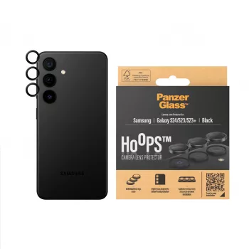 Proteção de lente da câmara PanzerGlass ® Hoops® preto Samsung Galaxy S24 | S23 | S23+