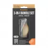 Pacote de proteção 3-em-1 PanzerGlass Samsung Galaxy S24 Ultra Wide Fit resistente a riscos e choques