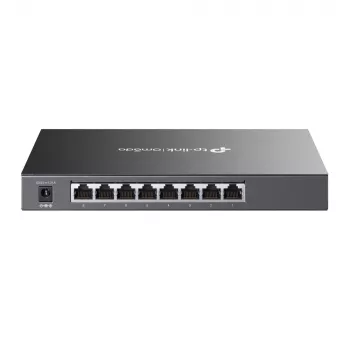 TP-Link Omada switch smart Gigabit de 8 portas com 4 portas PoE+, gerido, L2/L2+, Gigabit Ethernet (10/100/1000), Power over Ethernet (PoE), montagem em rack