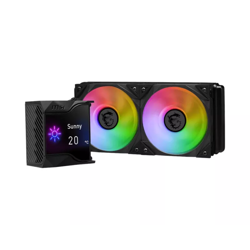MSI MPG Coreliquid D240 kit de refrigeração líquida para processador 12 cm preto 1 unid.