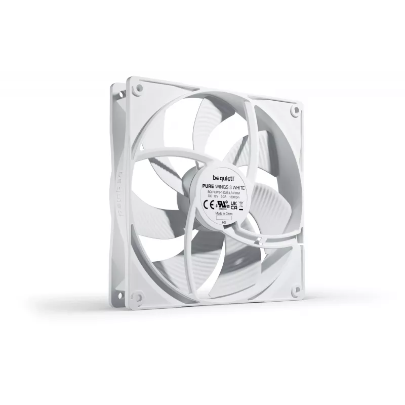 be quiet! Pure Wings 3 140mm PWM branco ventoinha para computador 14 cm 1 unid.