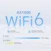 TP-Link 4G+ AX1500 Whole Home Mesh WiFi 6 Gateway, branco, interno, router mesh, 190 m², dual-band (2,4 GHz / 5 GHz), Wi-Fi 6 (802.11ax)