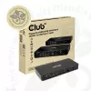 CLUB3D DisplayPort/HDMI KVM switch/dock 4K60Hz para entradas USB Type-C