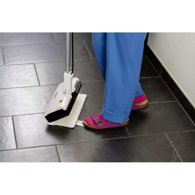 Limpa-vidros a vapor Karcher SC 1 UPRIGHT, depósito 0,2 l, 1300 W, 30 m²/h, 2,1 kg, branco/preto