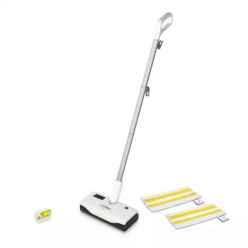 Limpa-vidros a vapor Karcher SC 1 UPRIGHT, depósito 0,2 l, 1300 W, 30 m²/h, 2,1 kg, branco/preto