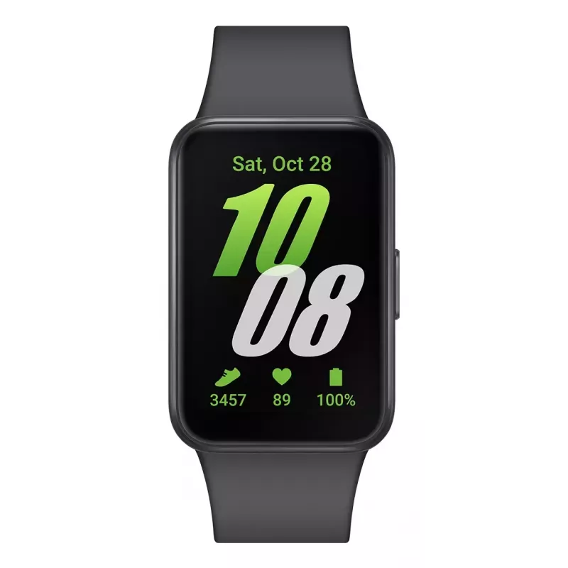 Smartwatch Samsung Galaxy Fit3 – caixa retangular em alumínio 40 mm, 1,6 polegadas AMOLED, frequência cardíaca, barómetro, 5 ATM, Bluetooth 5.3, 208 mAh
