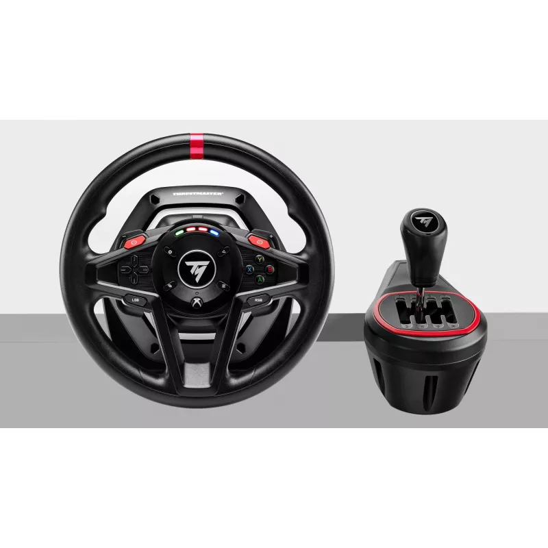Thrustmaster T128 Shifter Pack preto USB volante + pedais analógico PC, Xbox