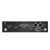 Shuttle XPC slim Barebone DS50U7, i7-1355U, 2x LAN (1x 2,5 Gbit, 1x 1 Gbit), 1x COM, 1x HDMI, 1x DP, 1x VGA, sem ventoinha, funcionamento contínuo 24/7