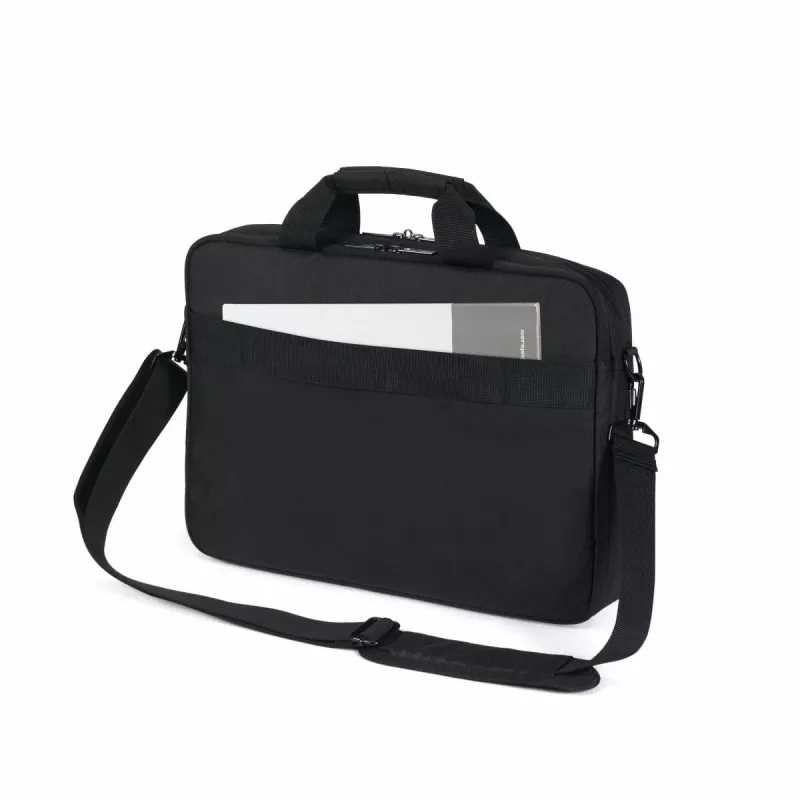 DICOTA Eco Top Traveller Core - mala para portátil 15-17.3in - preto / 300d 100% poliéster PET reciclado