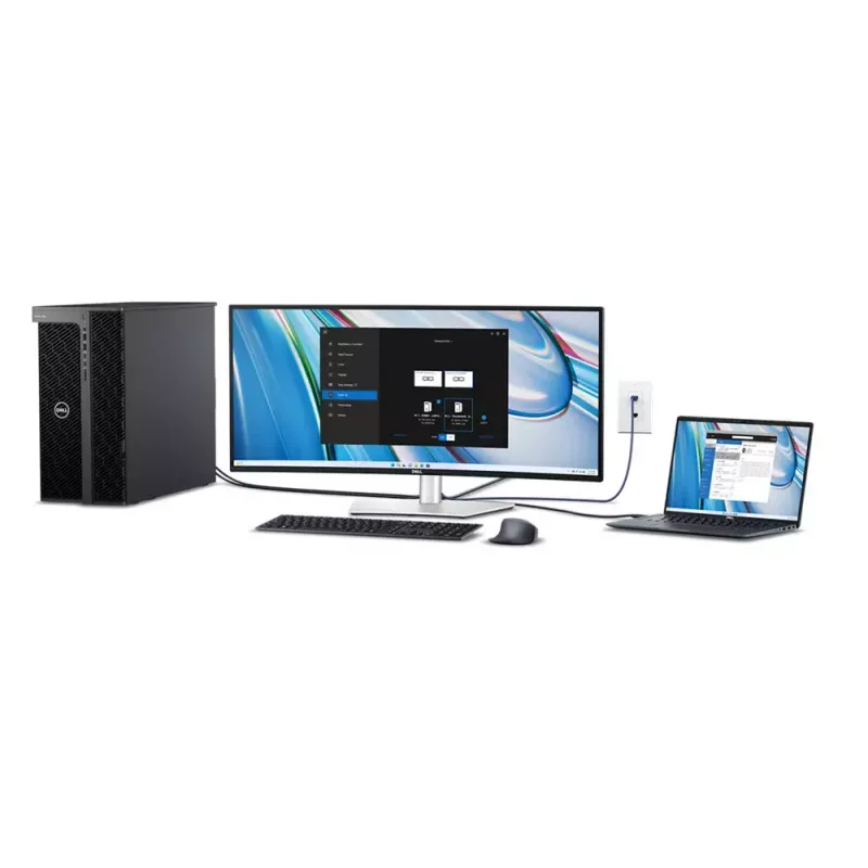 Monitor de computador DELL UltraSharp U3425WE 86,7 cm (34,1 polegadas) 3440 x 1440 píxeis Wide Quad HD LCD preto, prateado