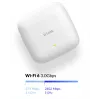 D-Link AX3000 ponto de acesso Wi-Fi 6 dual-band PoE, 2.4 GHz, 5 GHz, 3000 Mbit/s, SNMP, SNMPv2, SNMPv3, WEP, WPA, WPA2, WPA3, 10,100,1000,2500 Mbit/s