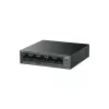 Switch de secretária TP-LINK LiteWave 5 portas Gigabit com 4 portas PoE+ (5x Gigabit, 4 PoE+, 65 W orçamento PoE)