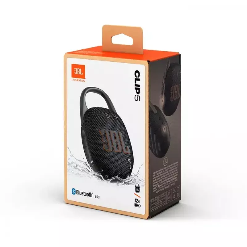 Altifalante portátil JBL Clip 5 preto