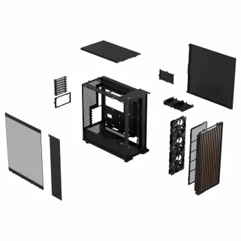 Caixa de PC Fractal Design North XL Midi Tower preta