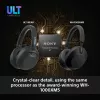 Headset Sony ULT WEAR monaural USB/Bluetooth 5.2, ANC, bateria 30–50 h, 3,5 mm, carregamento USB‑C, 255 g