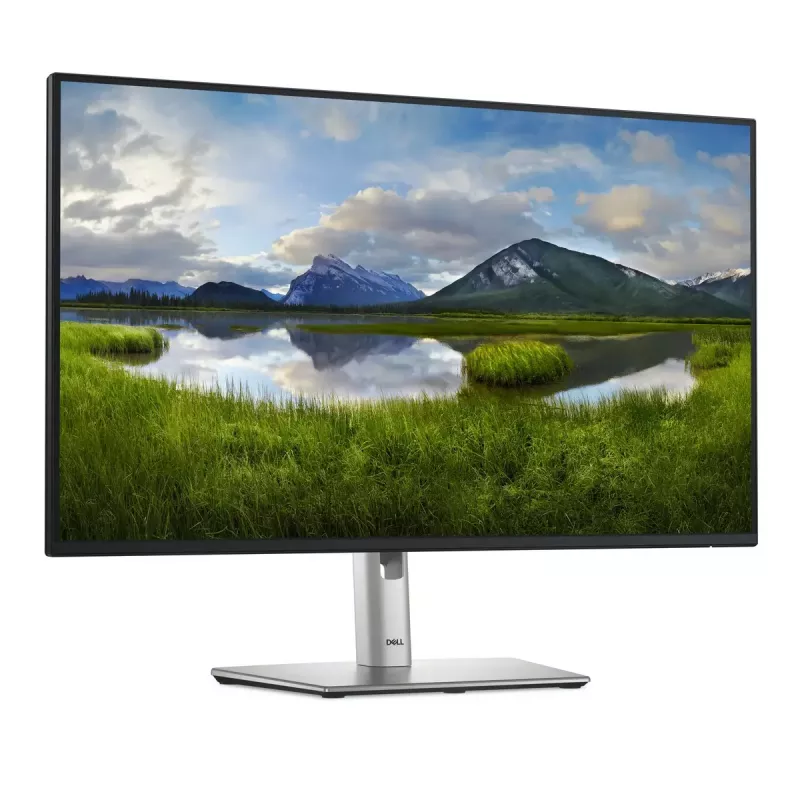 Monitor Dell P2725H IPS LCD de 27 polegadas — Full HD 1920x1080, 100 Hz, 8 ms, 300 cd/m², hub USB 3.2, HDMI, VESA, altura ajustável, preto