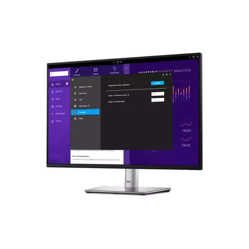 Monitor de computador DELL Pro Plus P2425 61,1 cm (24,1 polegadas) 1920 x 1200 píxeis WUXGA LCD preto