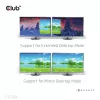 Hub CLUB3D USB-C® para HDMI™ duplo 4K60Hz M/F+PD3.0 100 W