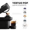 De'Longhi Nespresso Vertuo Pop ENV90.B máquina de café, Liquorice Black (preta)