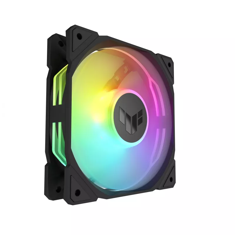 Arrefecedor de ar para caixa de computador ASUS TUF GAMING TR120 ARGB 3IN1 preto 12 cm