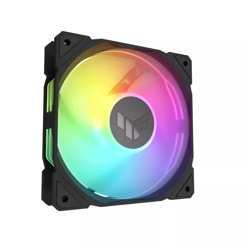 Arrefecedor de ar para caixa de computador ASUS TUF GAMING TR120 ARGB 3IN1 preto 12 cm
