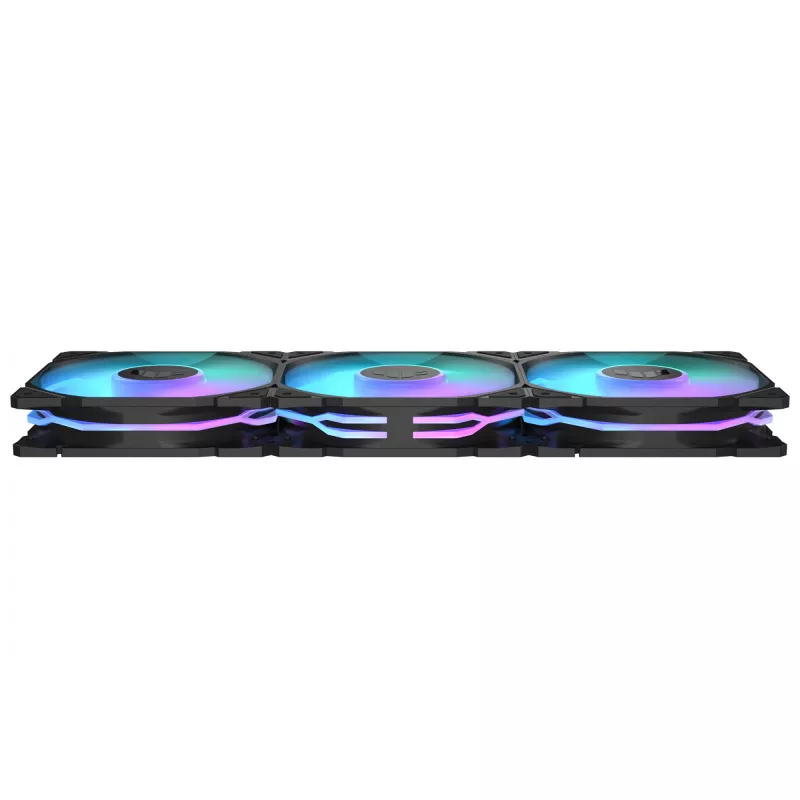 Arrefecedor de ar para caixa de computador ASUS TUF GAMING TR120 ARGB 3IN1 preto 12 cm